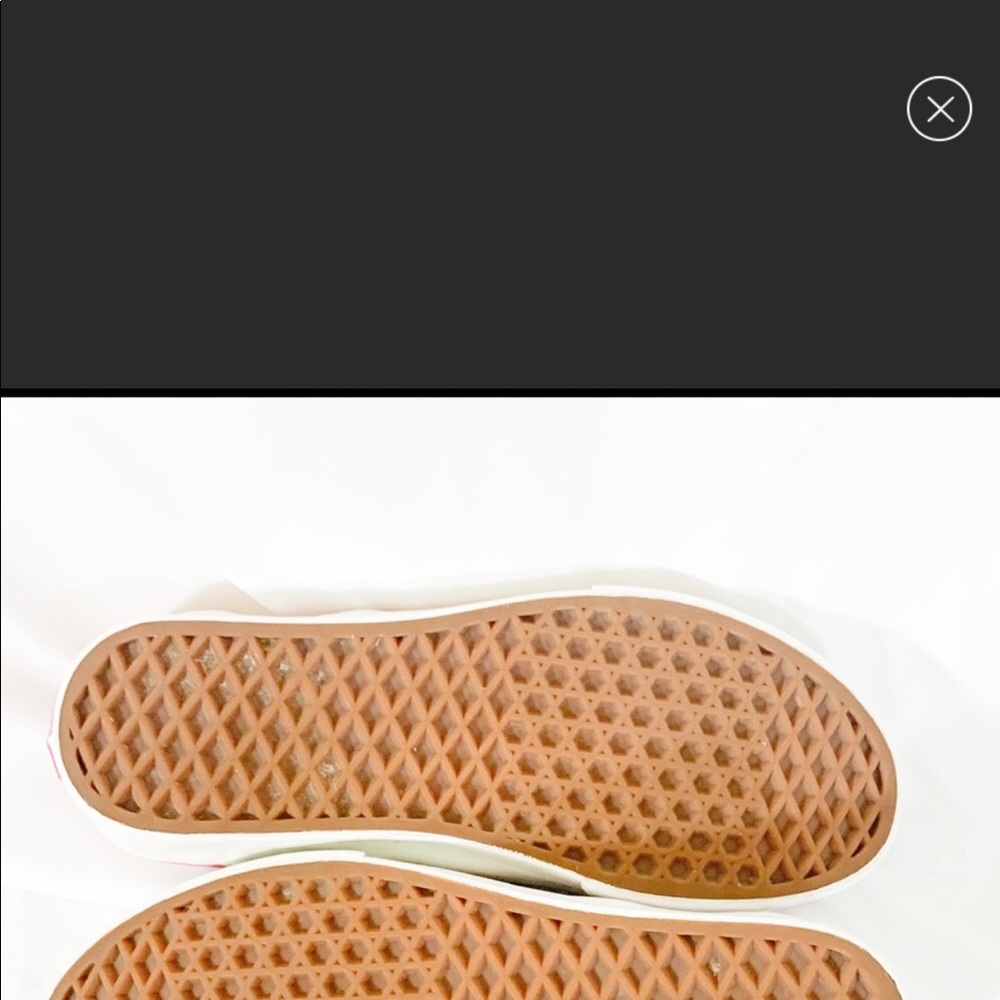 Vans- Pink, black polka dots on white. Slip on